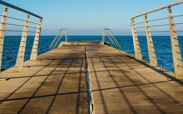 Vecchio Molo Sul Mar Baltico — Foto Stock