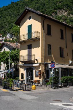 old empty Italian buildings in the street 