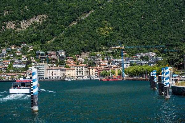 Piękny Widok Jezioro Como Włochy — Zdjęcie stockowe