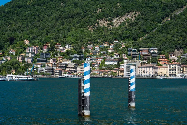 Bella Vista Sul Lago Como Italia — Foto Stock