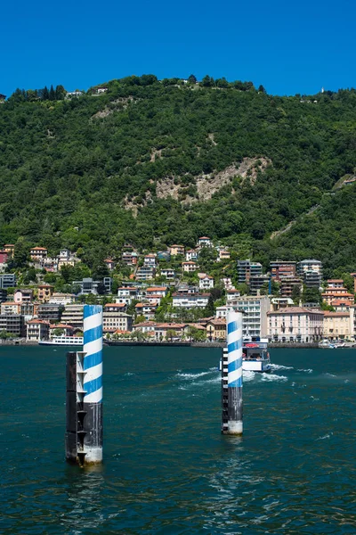 Piękny Widok Jezioro Como Włochy — Zdjęcie stockowe