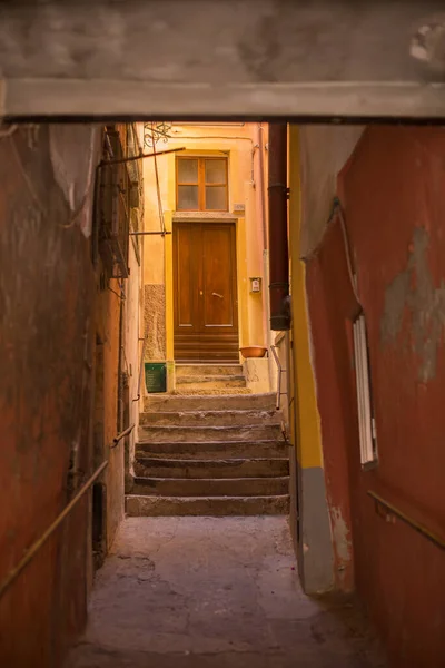 Narrow Street City Vernazza — Stock Fotó