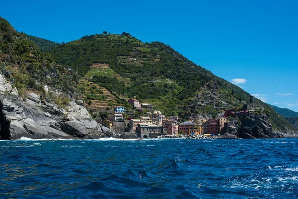 Cinque Terra Ligurian Sea — стокове фото