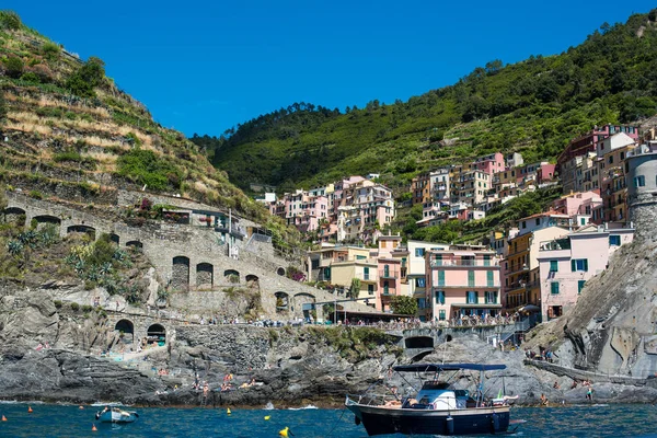 Cinque Terra Ligurian Sea — стокове фото