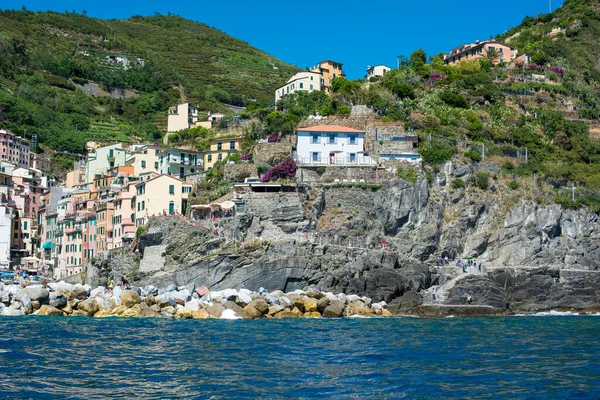 Cinque Terra Ligurian Sea — стокове фото