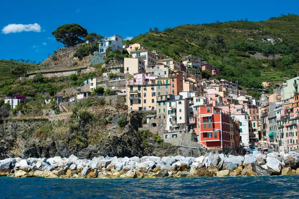 Cinque Terra Ligurian Sea — стокове фото