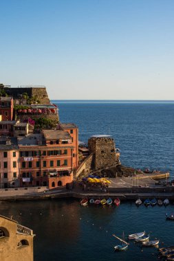 Cinque Terra on the sunset