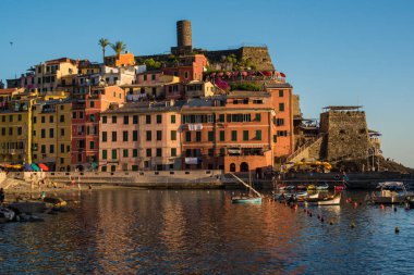 Cinque Terra on the sunset