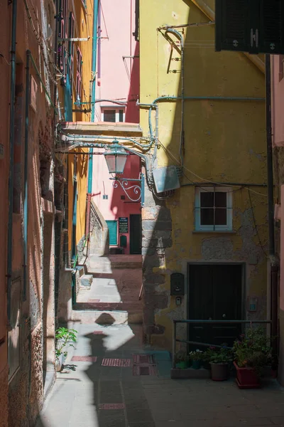 Street City Vernazza Italy — Stock fotografie