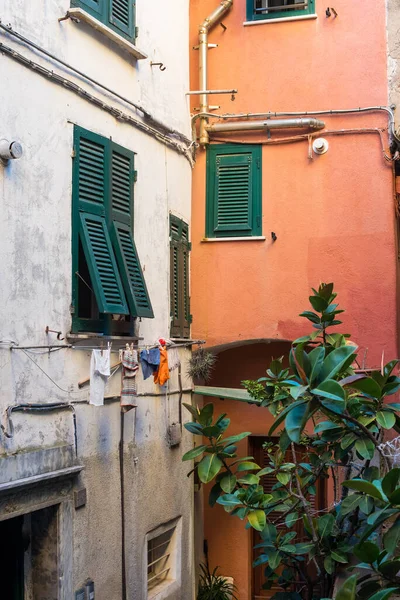 Street City Vernazza Italy — Stock fotografie