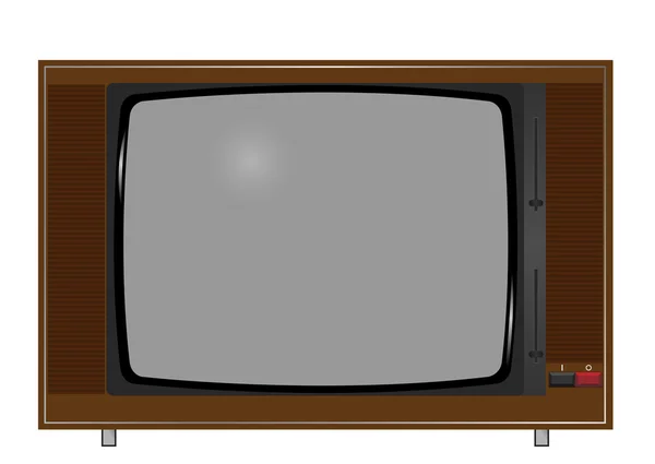 Vecchia TV — Vettoriale Stock