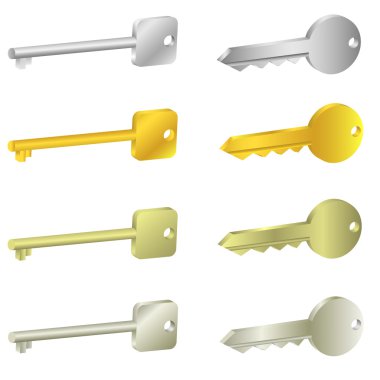 Key icons clipart