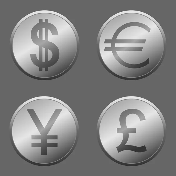 Iconos de dinero — Vector de stock