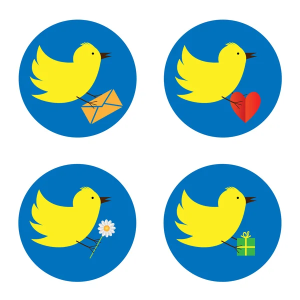 Πουλί Twitter — Διανυσματικό Αρχείο