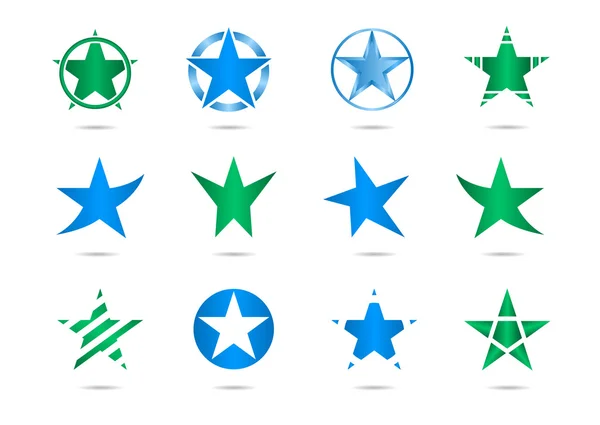 Star vector logos — Stock Vector