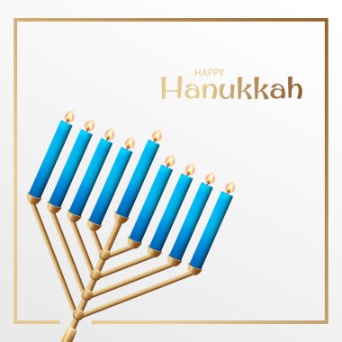 Vektör çizim Yahudi bayramı Hanuka