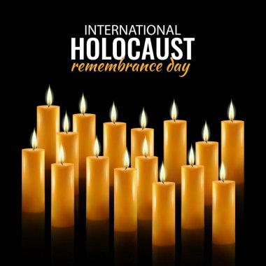 Soykırım Anma Günü 'nün Vektör İllüstrasyonu 