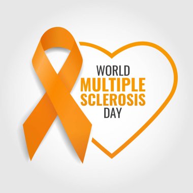 Dünya Çoklu Skleroz Gününün Vektör İllüstrasyonu.
