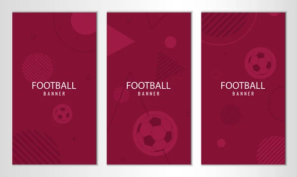Ilustração Vetorial Jogo Futebol Use Como Publicidade Convite Banner Cartaz — Vetor de Stock