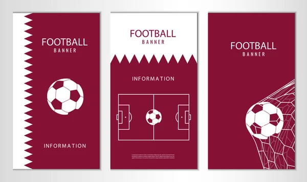 Vektorillustration Des Fußballspiels Verwendung Als Werbung Einladung Banner Plakat — Stockvektor