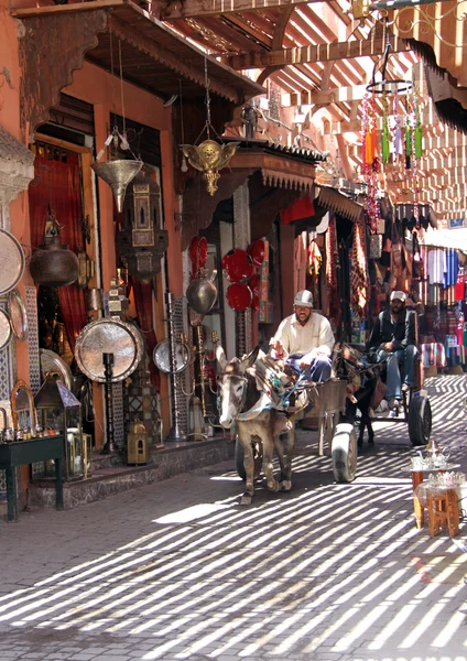 De straten van marrakech — Stockfoto