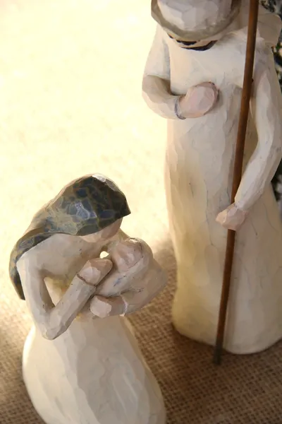 Иисус, Мария и Иосиф — стоковое фото