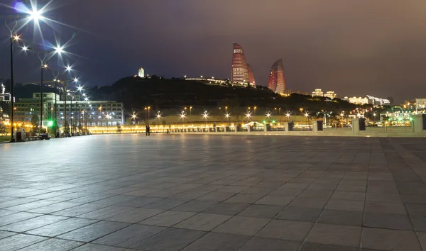 Bulevar nocturno — Foto de Stock