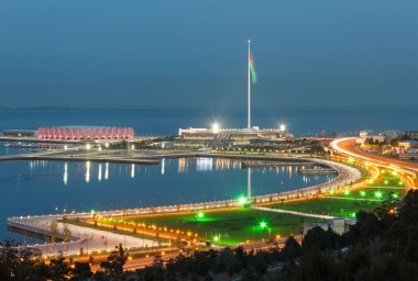 Panorama Baku clipart
