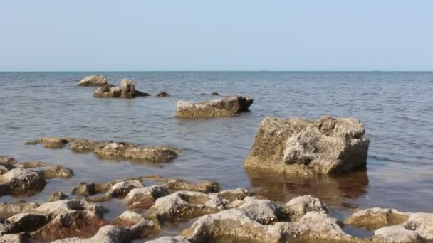 Costa del mar Caspio — Vídeos de Stock