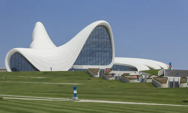 Centro Aliyev Heydar a Baku — Foto Stock