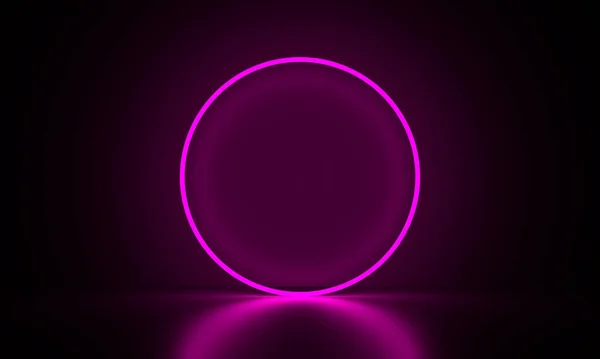 Glowing Ring Dark Background — Stock Photo, Image