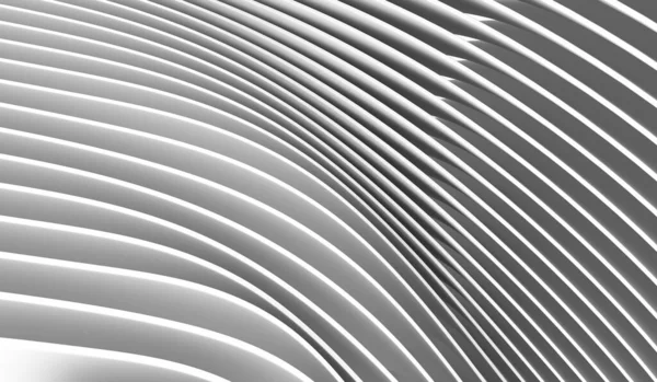 波状形状の3次元背景 3Dレンダリング — ストック写真