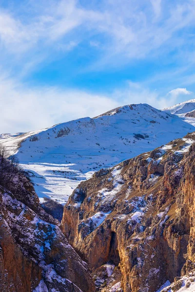 Montañas Nevadas Del Cáucaso — Foto de Stock