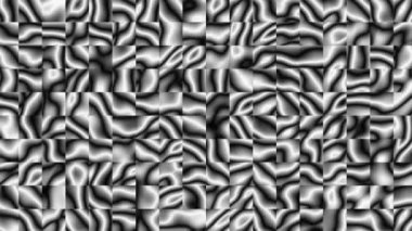 4k soyut arkaplan yansıtıcı sıvı metali simüle ediyor