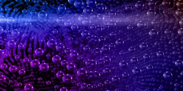 Abstract Background Different Sized Spheres — Stock Photo, Image