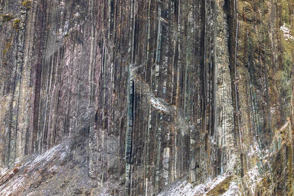 Die Beschaffenheit Des Felsens Den Bergen — Stockfoto