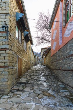Streets in an old village in the mountains
