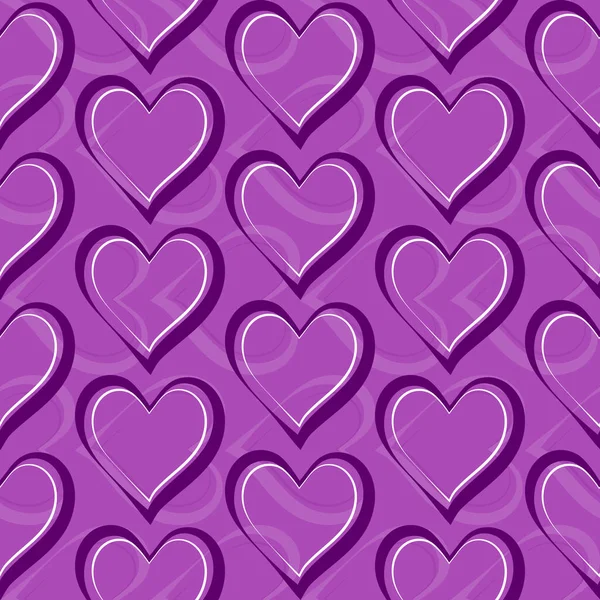 Seamless Repeating Pattern Hearts — Stock Photo, Image