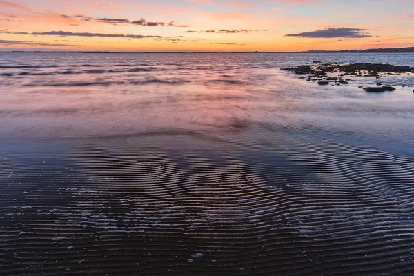 Coast Caspian Sea Sunrise — 图库照片