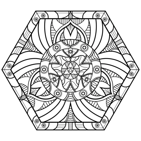 Mandalas Coloring Book Decorative Ornaments — Stock Photo, Image