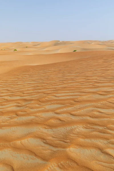 Rub Khali砂漠の砂丘と色の砂 — ストック写真