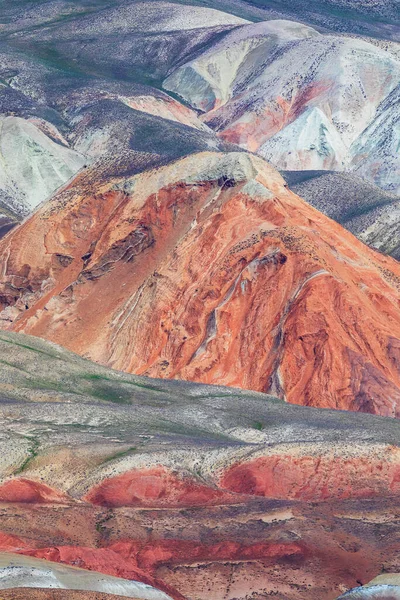 Multicolore Belle Montagne Azerbaigian — Foto Stock