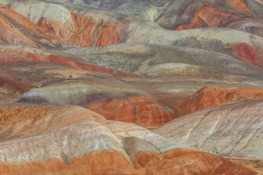 Azerbaycan 'da çok renkli güzel dağlar