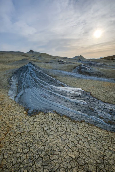 Lervulkaner Bergen Gobustan — Stockfoto