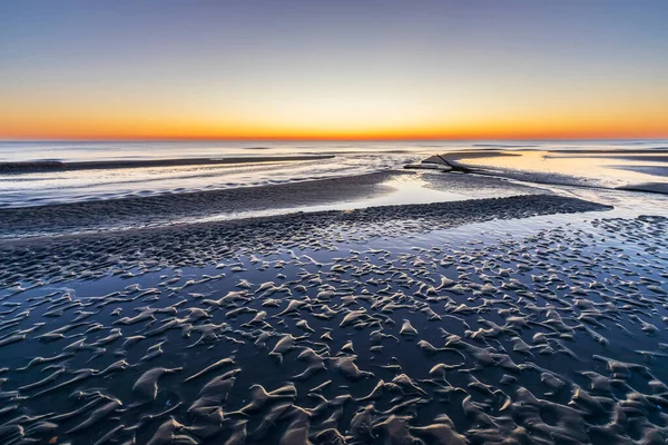 Salida Del Sol Sobre Mar Caspio — Foto de Stock