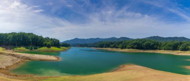 Khanbulan mountain reservoir in Azerbaijan