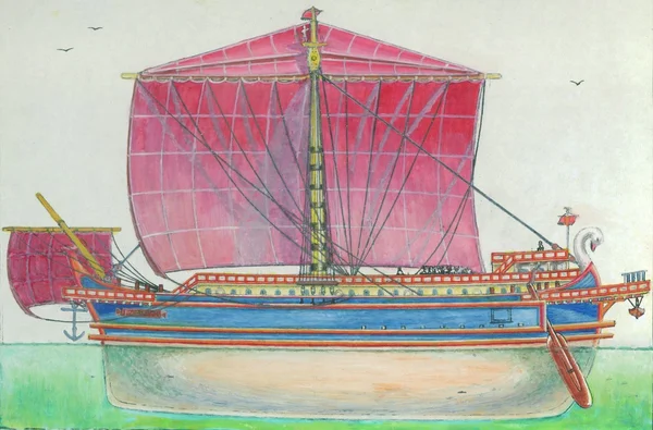 Gran buque de carga romano Fotos De Stock