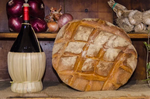 Hand-made Italian bread — Stock Photo, Image
