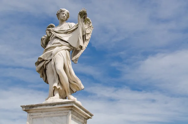 天使の像は、カステル ・ サンタンジェロ、ローマ、イタリア — ストック写真