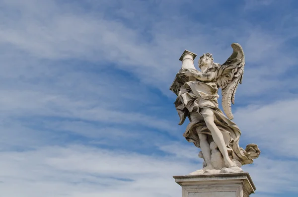 Estátua Angel, Castel Sant 'Angelo, Roma, Itália — Fotografia de Stock
